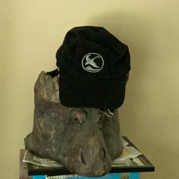 🎣 White Cap PERCH POUDER 5th Annual SPORTS 🧢BASEBALL CAP Black Unisex OS - Picture 9 of 16